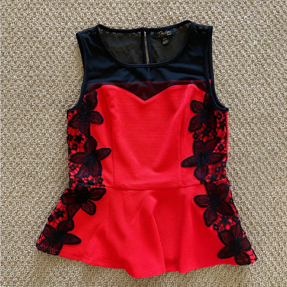Sweetheart Peplum